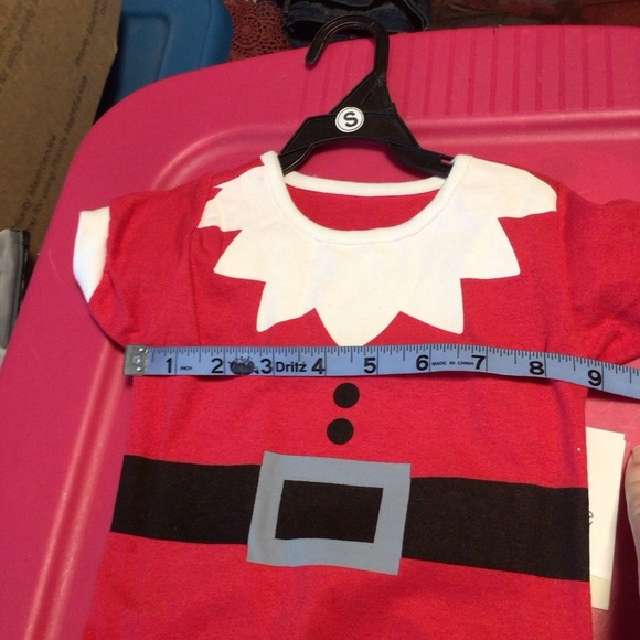 Pet Posse Santa Christmas Dog Pajamas Bodysuit Clothing Size Small - Picture 4 of 7